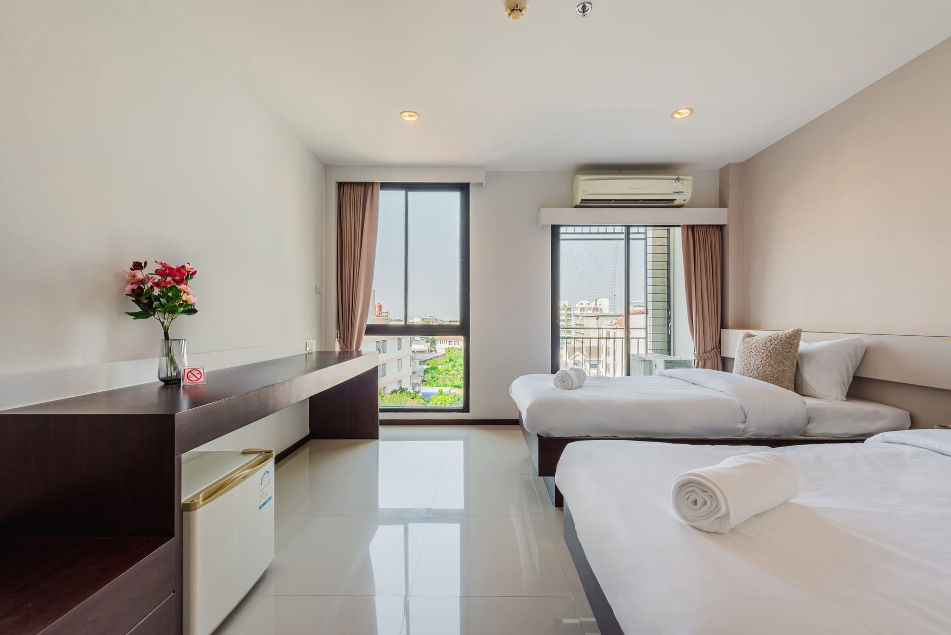 ห้องน้ำส่วนตัว Superior Twin - Zayn Hotel บางนา
